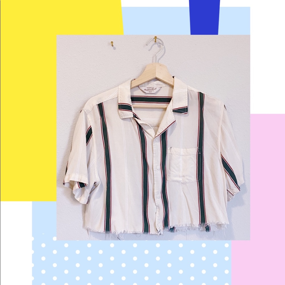 Vintage cropped T